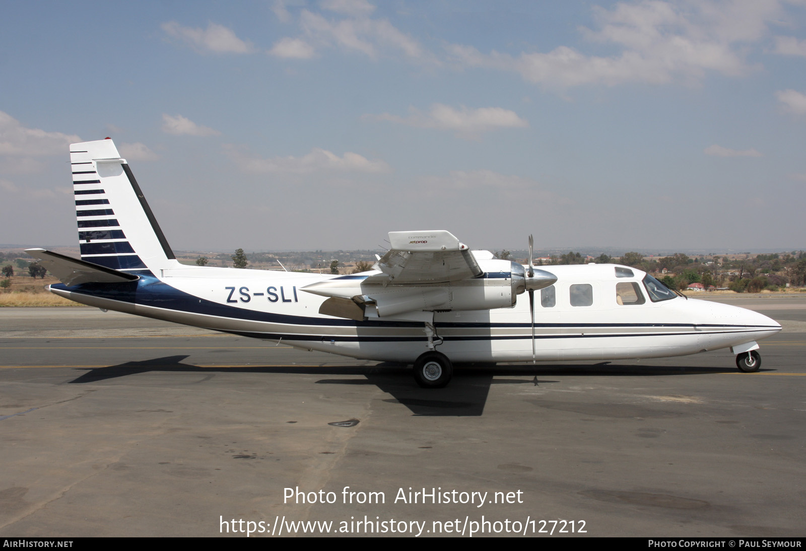 Aircraft Photo of ZS-SLI | Rockwell 690A Turbo Commander | AirHistory.net #127212