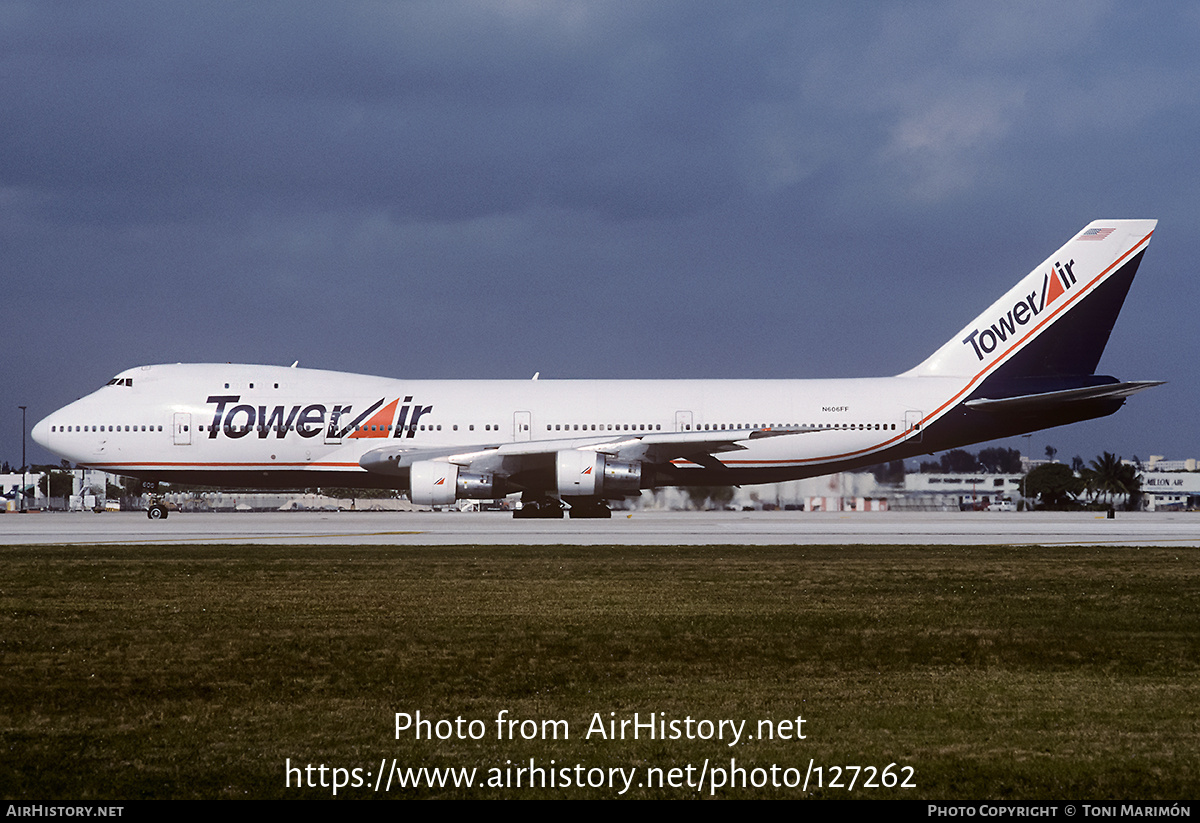 Aircraft Photo of N606FF | Boeing 747-136 | Tower Air | AirHistory.net #127262