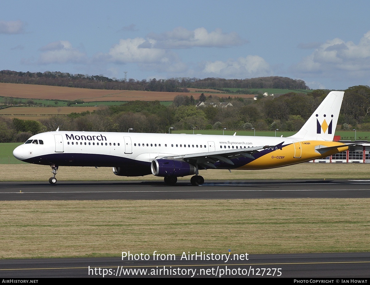 Aircraft Photo of G-OZBF | Airbus A321-231 | Monarch Airlines | AirHistory.net #127275