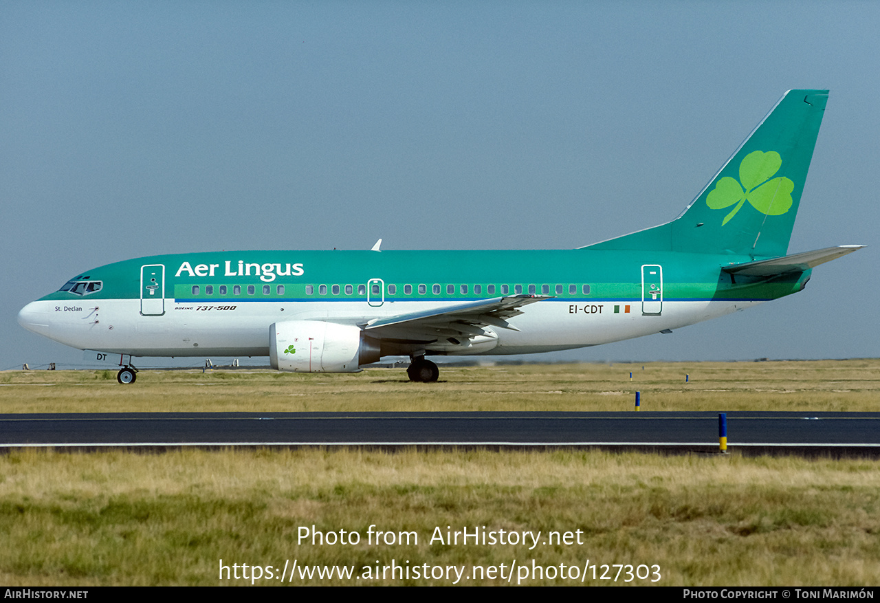 Aircraft Photo of EI-CDT | Boeing 737-548 | Aer Lingus | AirHistory.net #127303