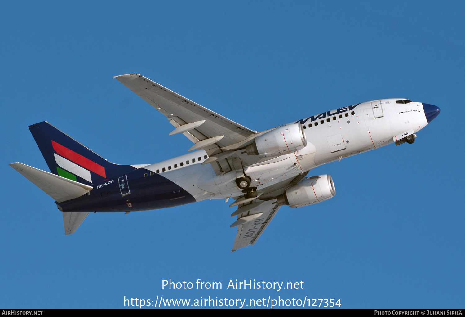 Aircraft Photo of HA-LOR | Boeing 737-7Q8 | Malév - Hungarian Airlines | AirHistory.net #127354