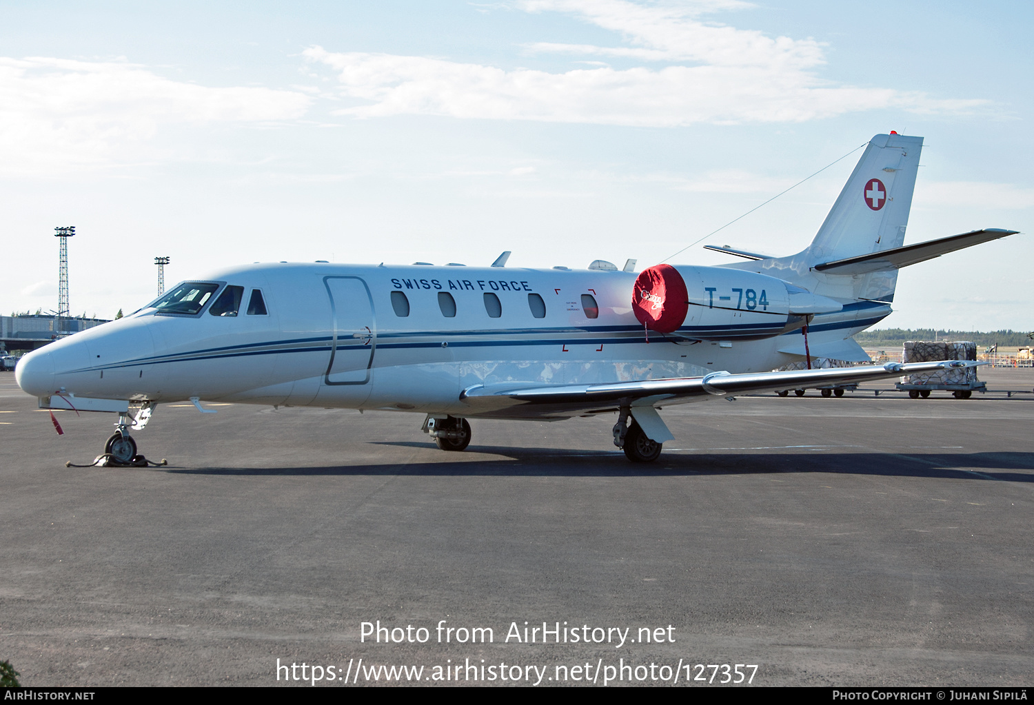 Aircraft Photo of T-784 | Cessna 560XL Citation Excel | Switzerland - Air Force | AirHistory.net #127357