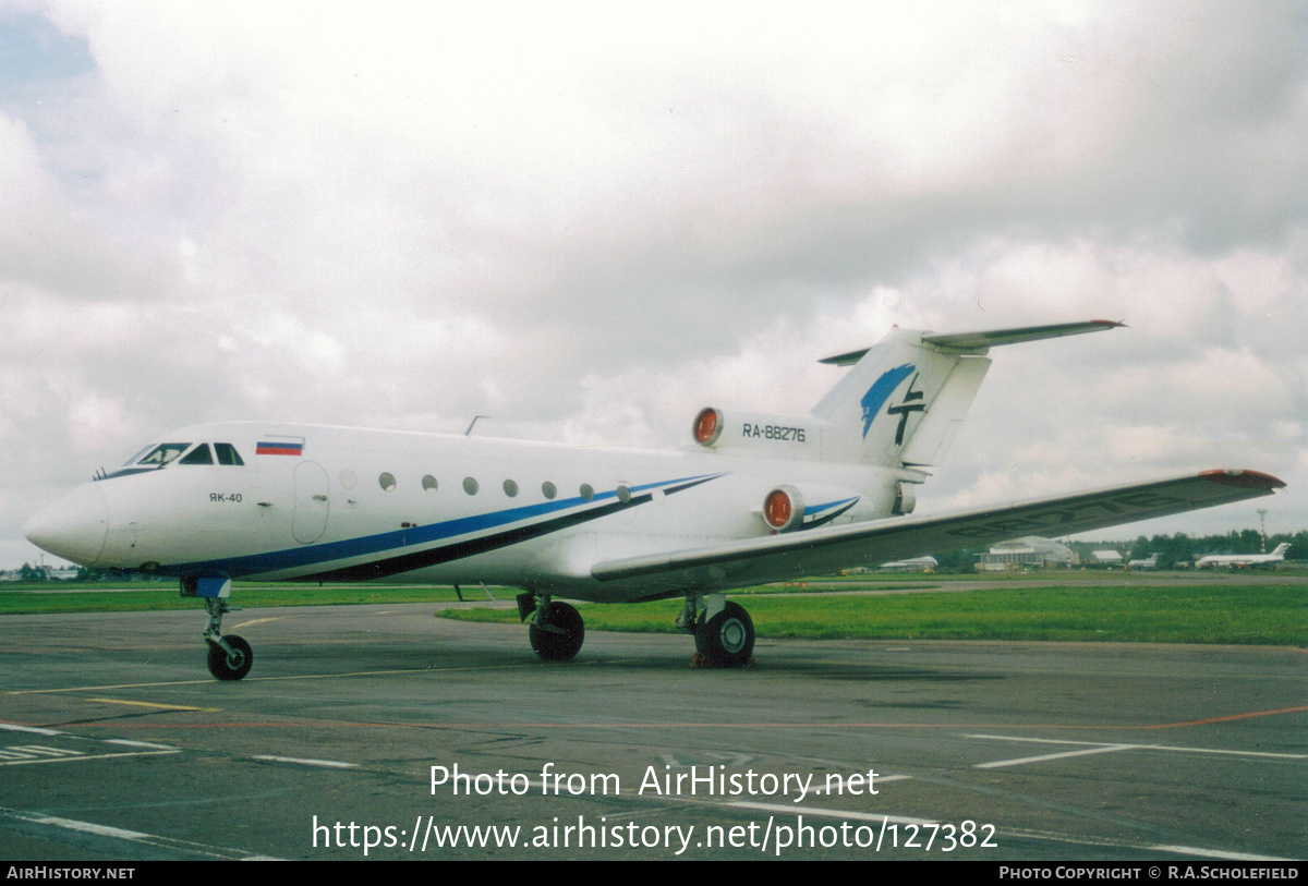 Aircraft Photo of RA-88276 | Yakovlev Yak-40 | AirHistory.net #127382