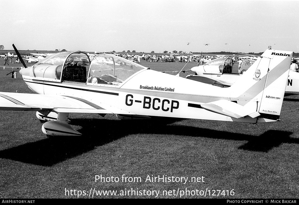 Aircraft Photo of G-BCCP | Robin HR-200-100 | Brooklands Aviation | AirHistory.net #127416