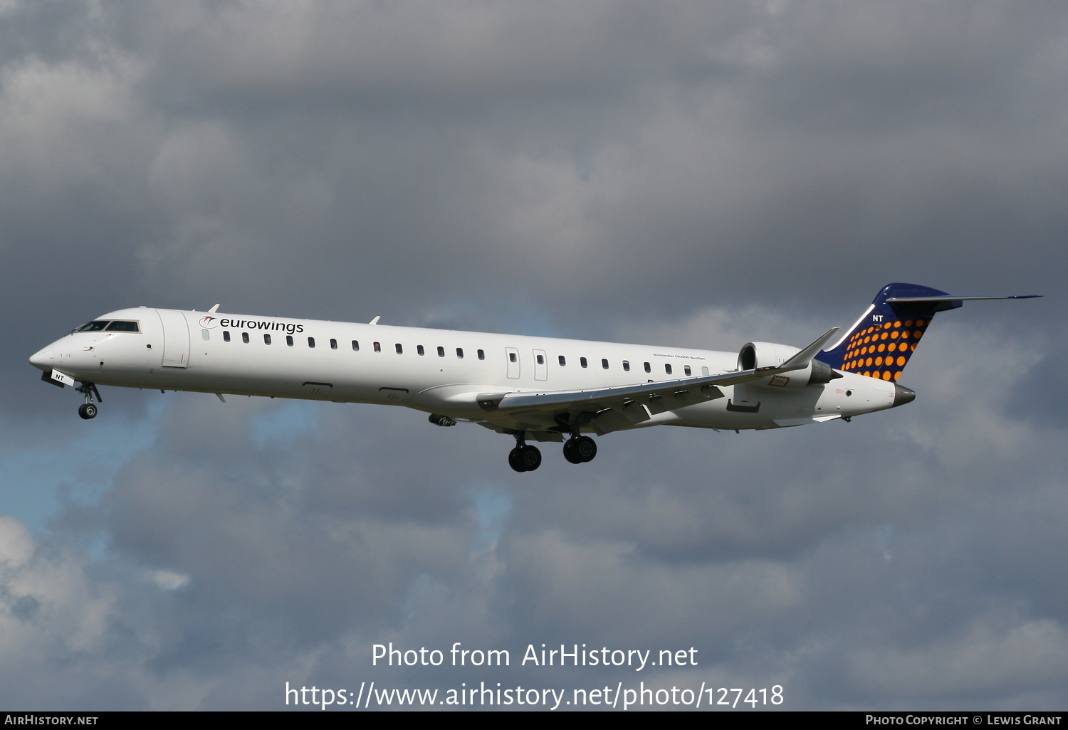 Aircraft Photo of D-ACNT | Bombardier CRJ-900ER NG (CL-600-2D24) | Eurowings | AirHistory.net #127418