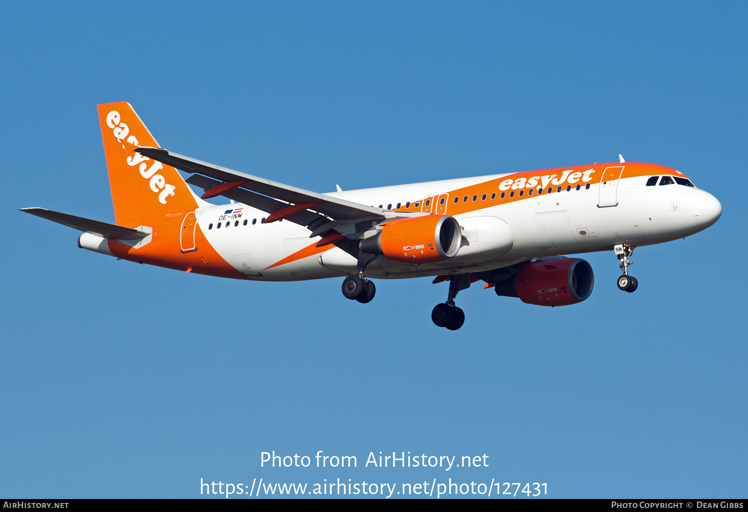 Aircraft Photo of OE-INM | Airbus A320-214 | EasyJet | AirHistory.net #127431