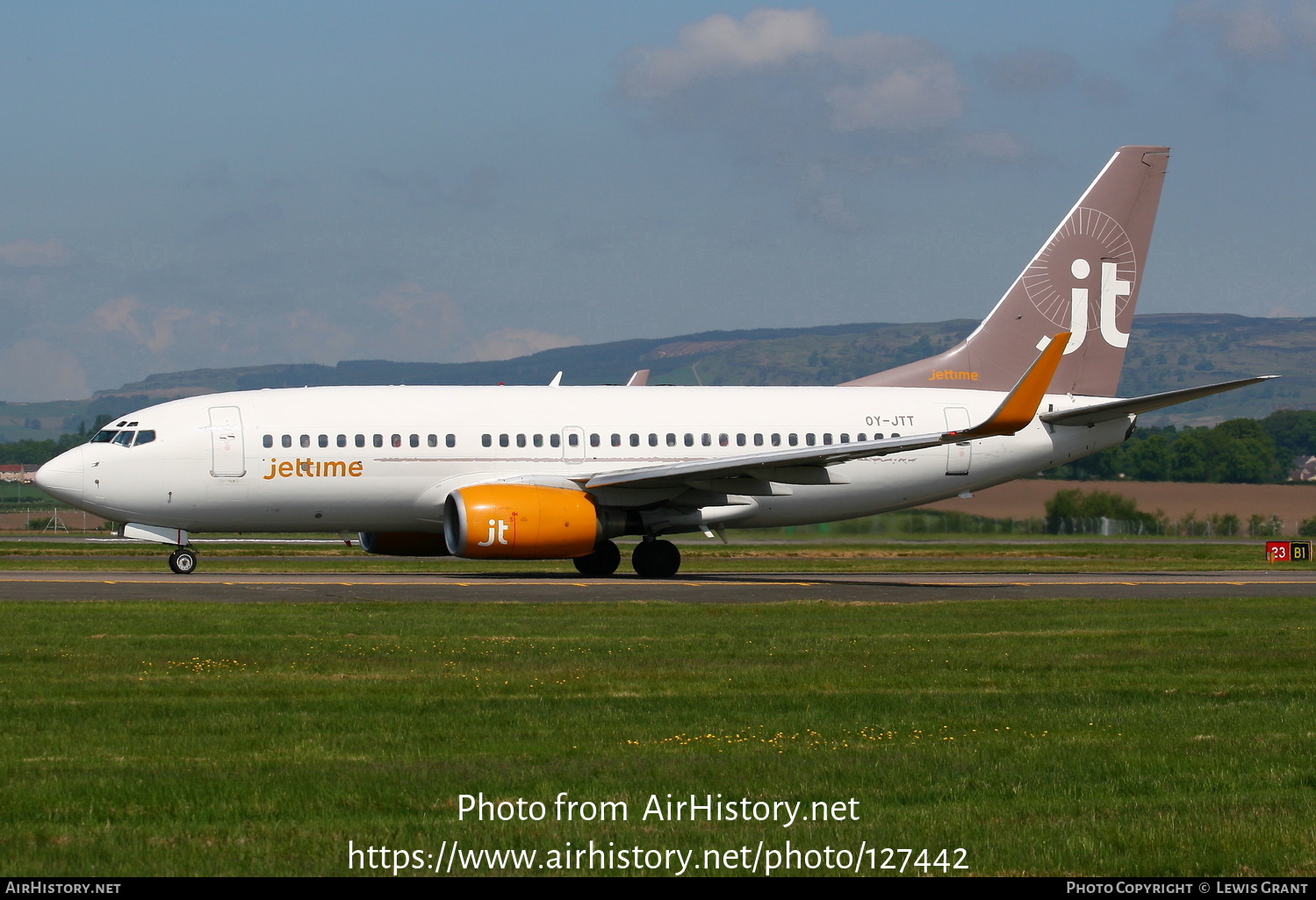 Aircraft Photo of OY-JTT | Boeing 737-73S | Jettime | AirHistory.net #127442