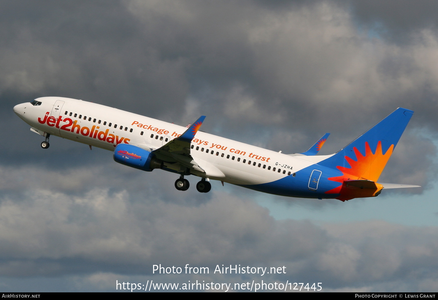 Aircraft Photo of G-JZHA | Boeing 737-8K5 | Jet2 Holidays | AirHistory.net #127445