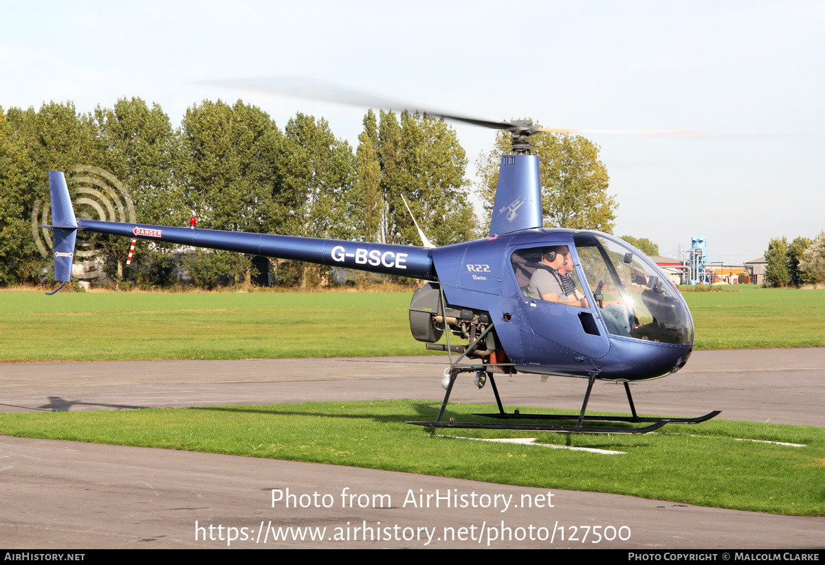 Aircraft Photo of G-BSCE | Robinson R-22 Beta | AirHistory.net #127500