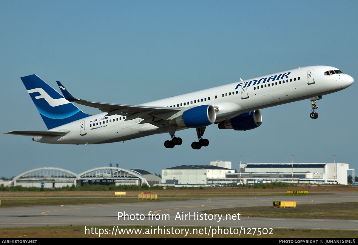 Aircraft Photo of OH-LBS | Boeing 757-2Q8 | Finnair | AirHistory.net #127502