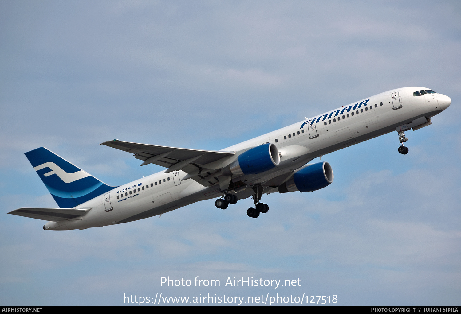 Aircraft Photo of OH-LBV | Boeing 757-2Q8 | Finnair | AirHistory.net #127518