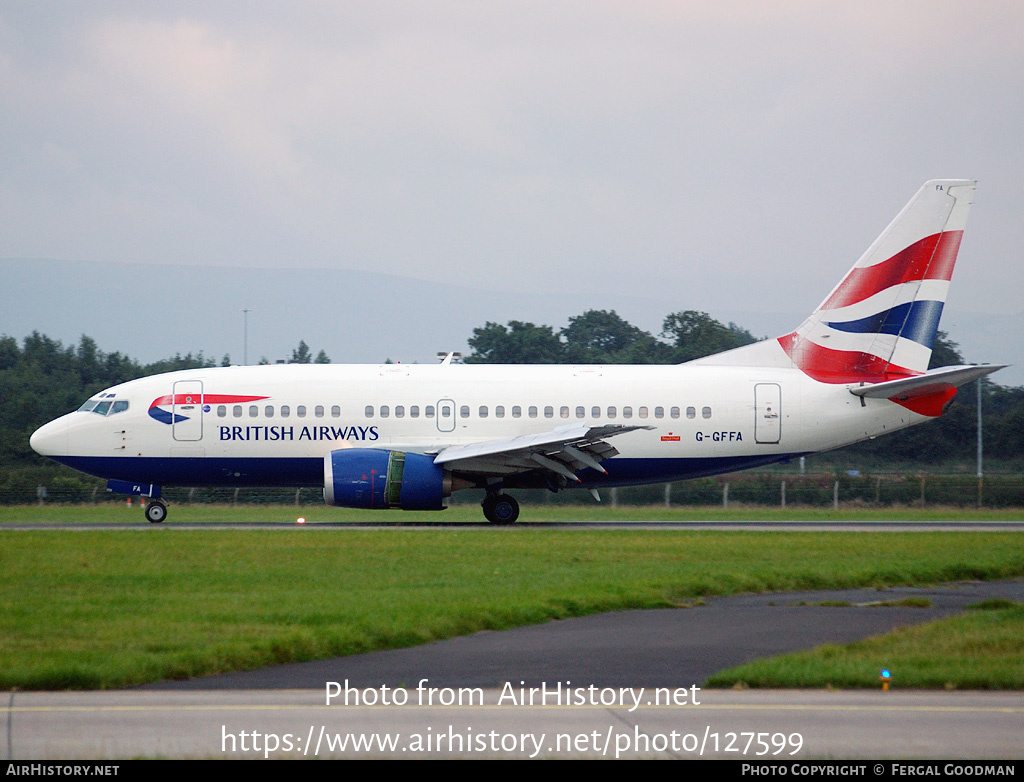 Aircraft Photo of G-GFFA | Boeing 737-59D | British Airways | AirHistory.net #127599