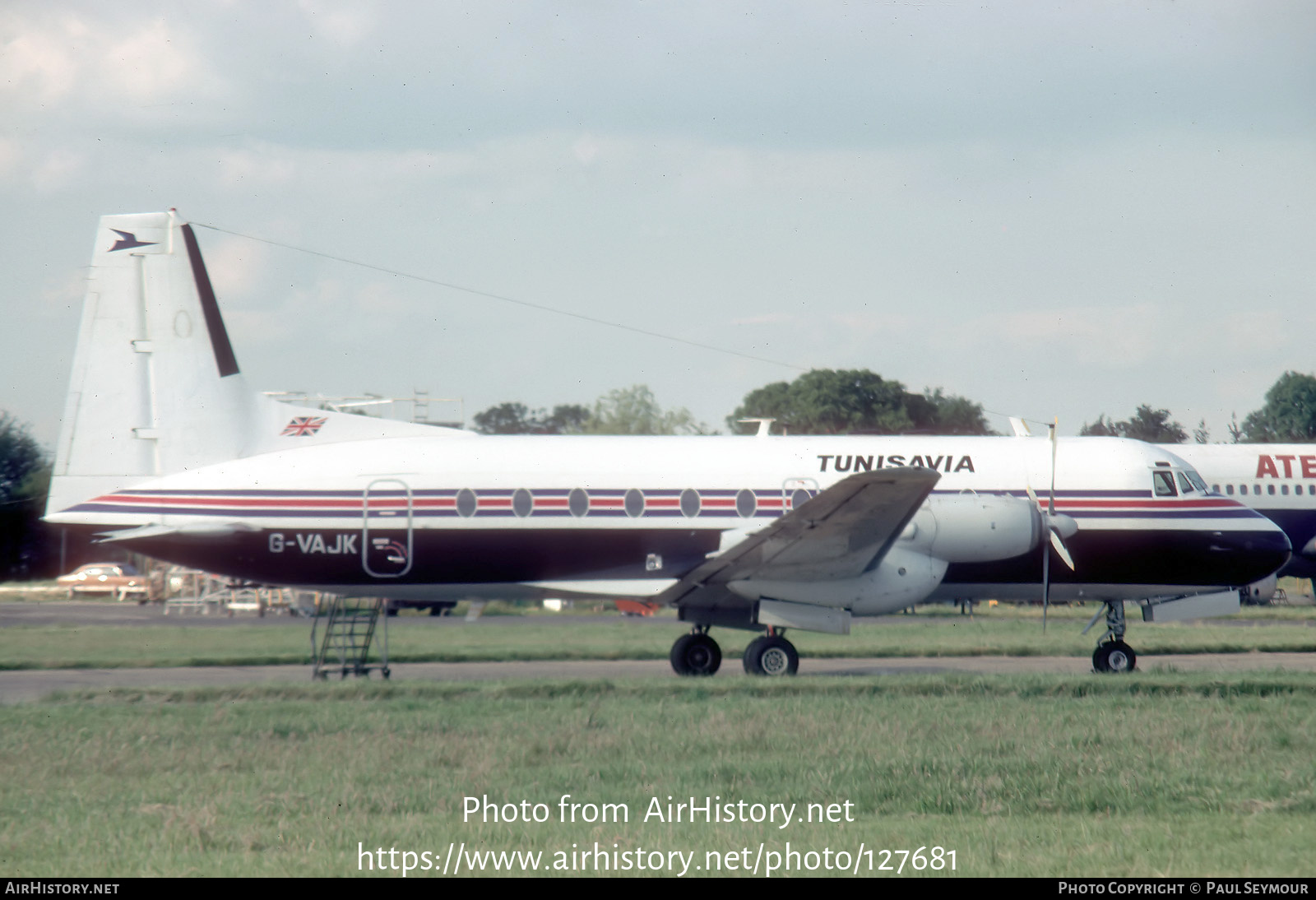 Aircraft Photo of G-VAJK | Hawker Siddeley HS-748 Srs1/105 | Tunisavia | AirHistory.net #127681