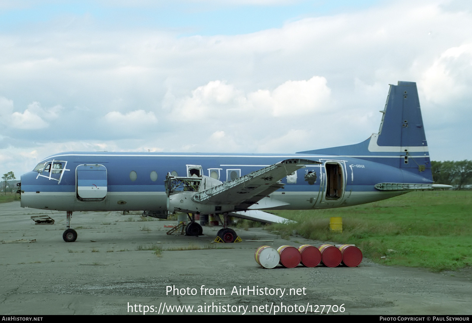 Aircraft Photo of C-GDUI | Hawker Siddeley HS-748 Srs2A/215 | Bradley Air Services | AirHistory.net #127706