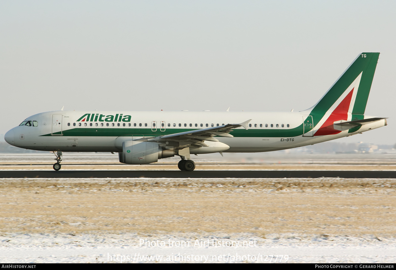 Aircraft Photo of EI-DTG | Airbus A320-216 | Alitalia | AirHistory.net #127779