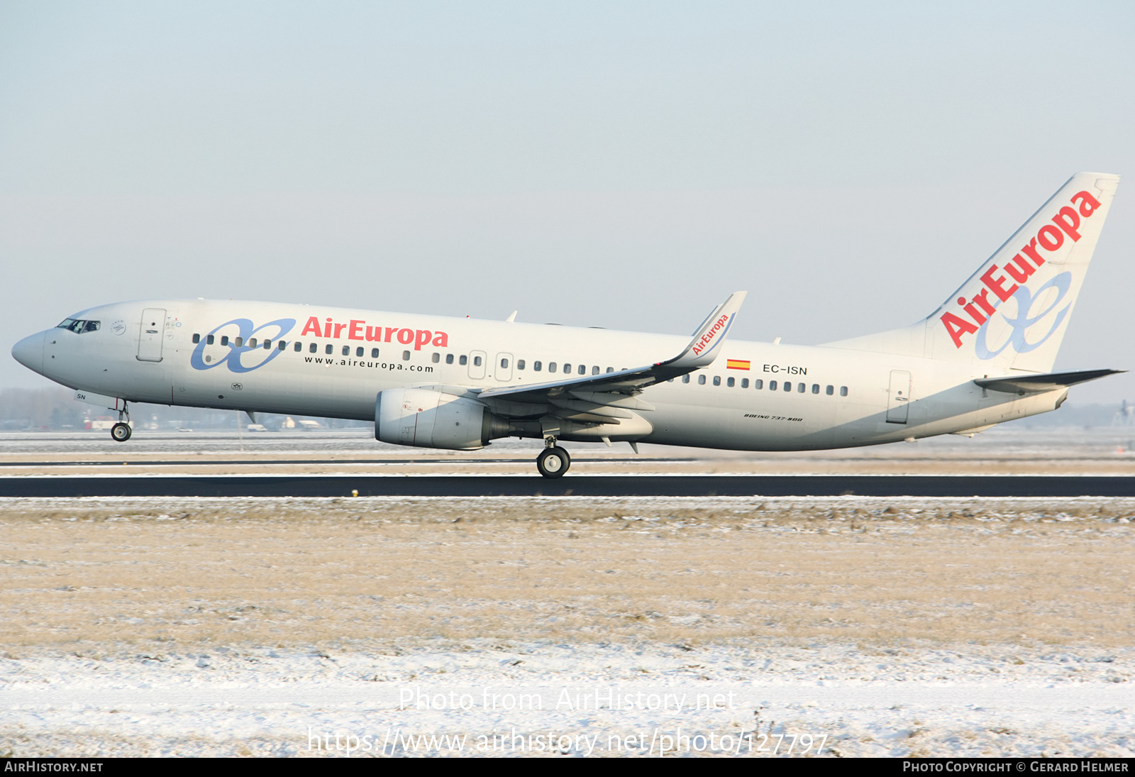 Aircraft Photo of EC-ISN | Boeing 737-86Q | Air Europa | AirHistory.net #127797