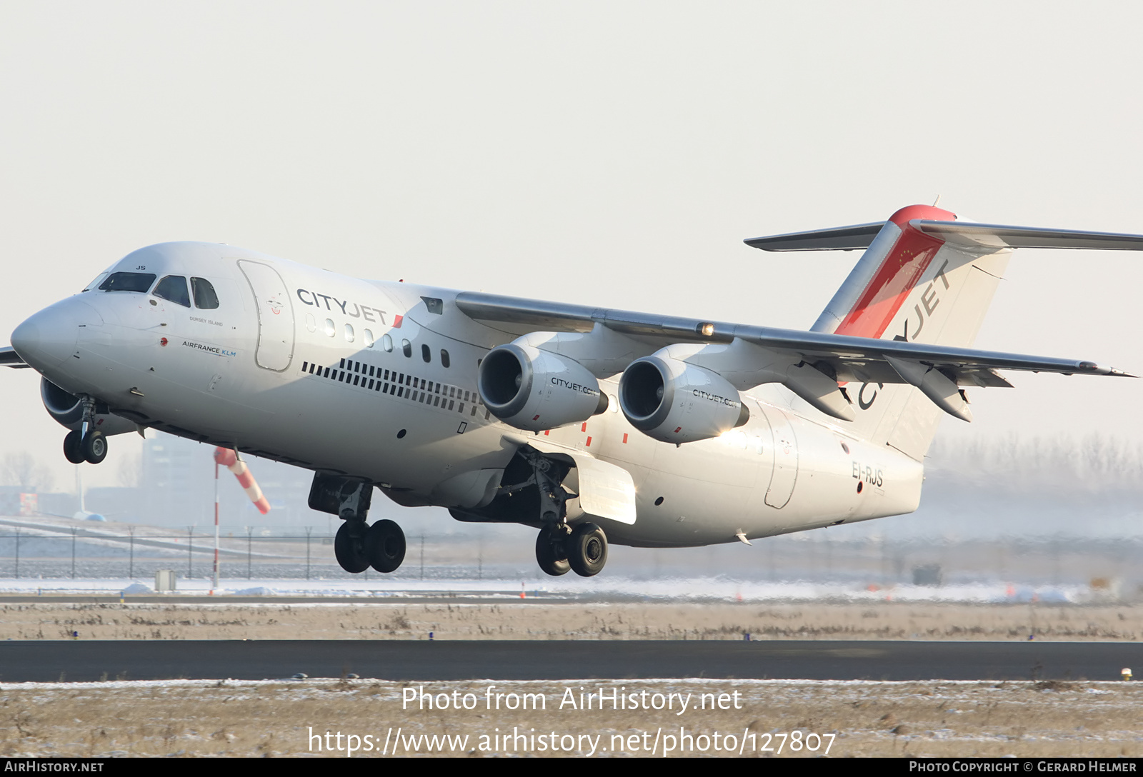 Aircraft Photo of EI-RJS | BAE Systems Avro 146-RJ85 | CityJet | AirHistory.net #127807