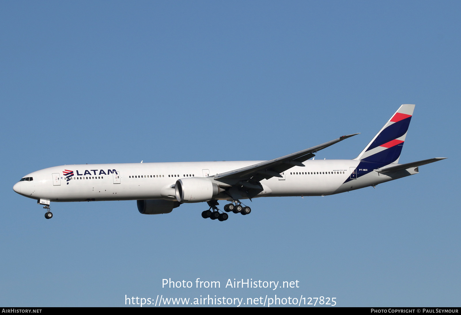 Aircraft Photo of PT-MUI | Boeing 777-32W/ER | LATAM Airlines | AirHistory.net #127825