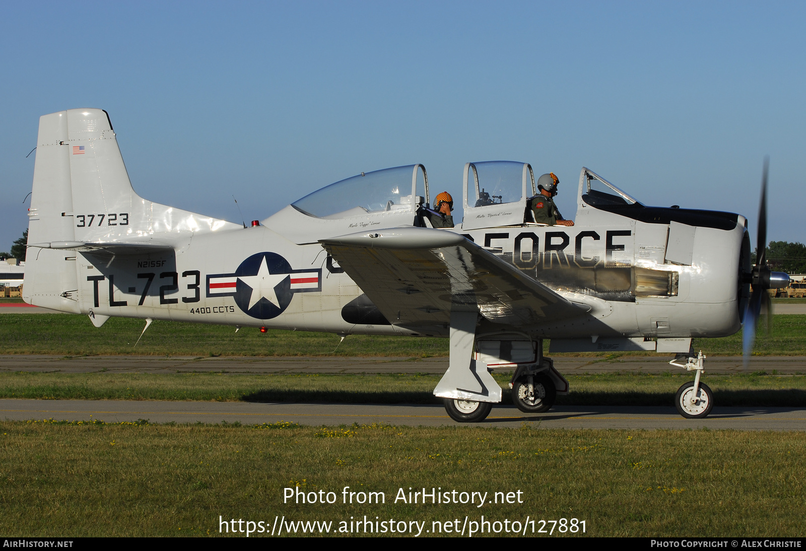 Aircraft Photo of N215SF / 37723 | North American T-28B Trojan | USA - Air Force | AirHistory.net #127881