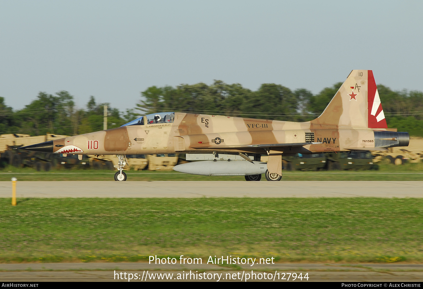 Aircraft Photo of 761565 | Northrop F-5N Tiger II | USA - Navy | AirHistory.net #127944