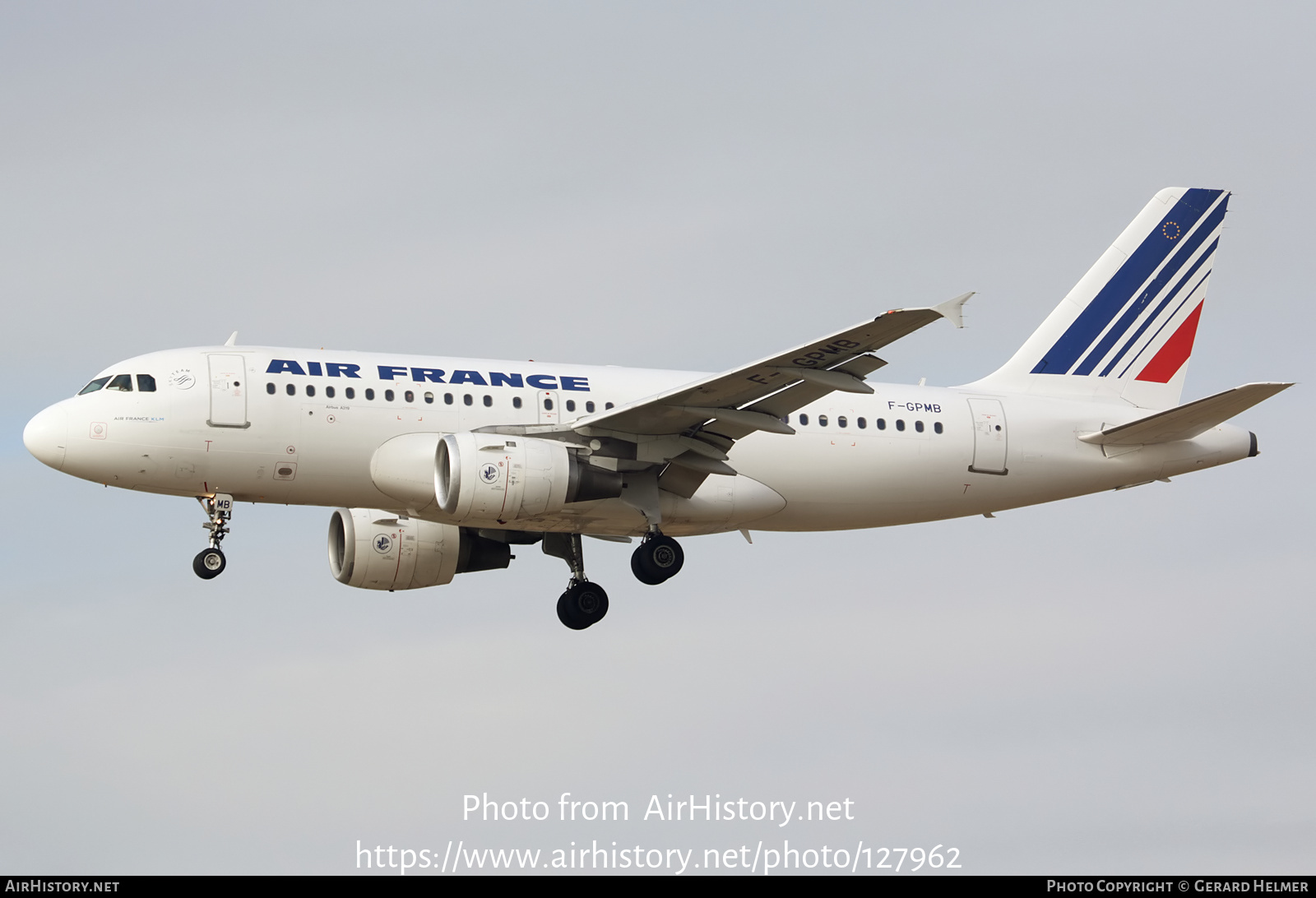 Aircraft Photo of F-GPMB | Airbus A319-113 | Air France | AirHistory.net #127962