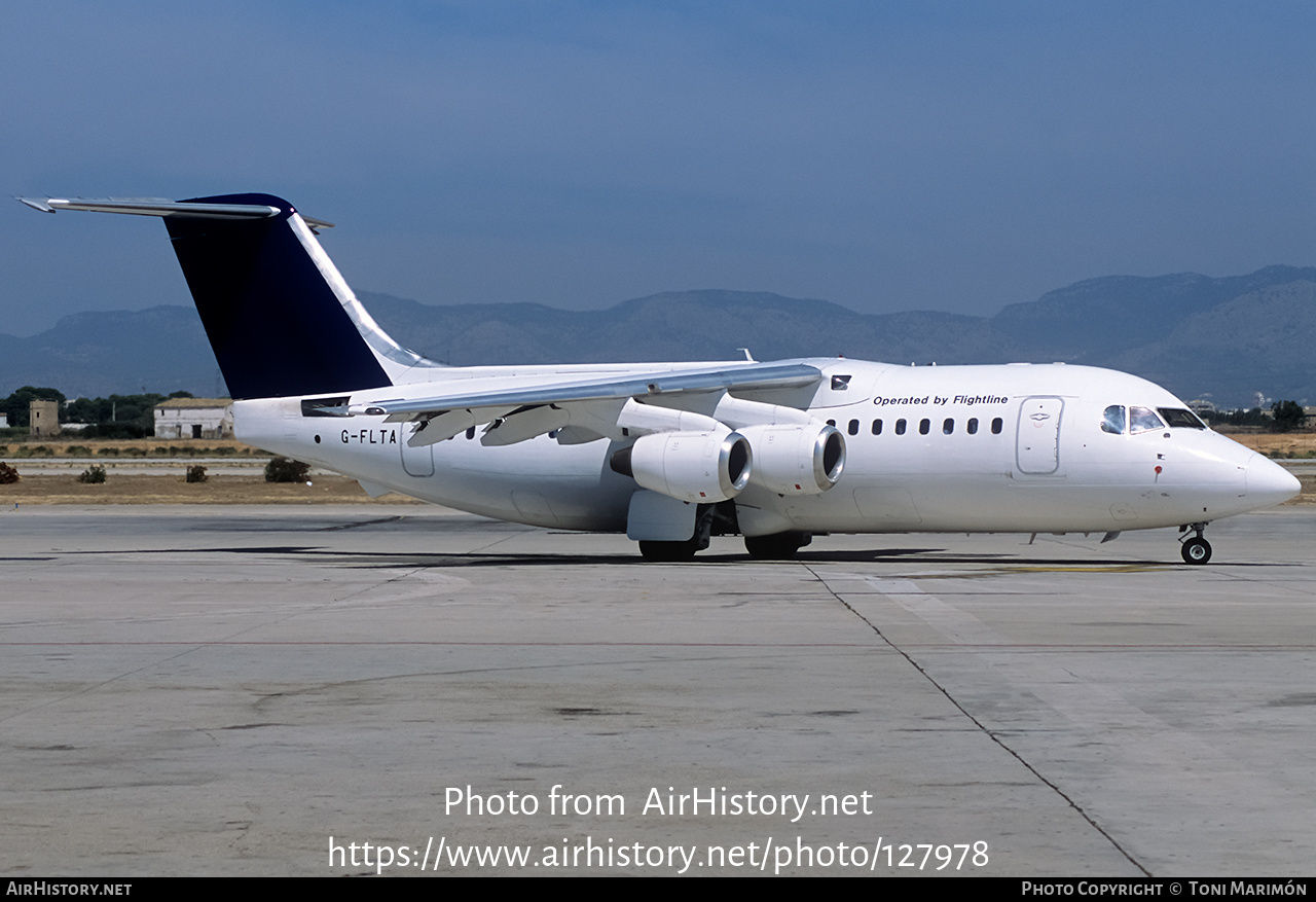 Aircraft Photo of G-FLTA | British Aerospace BAe-146-200 | Flightline | AirHistory.net #127978