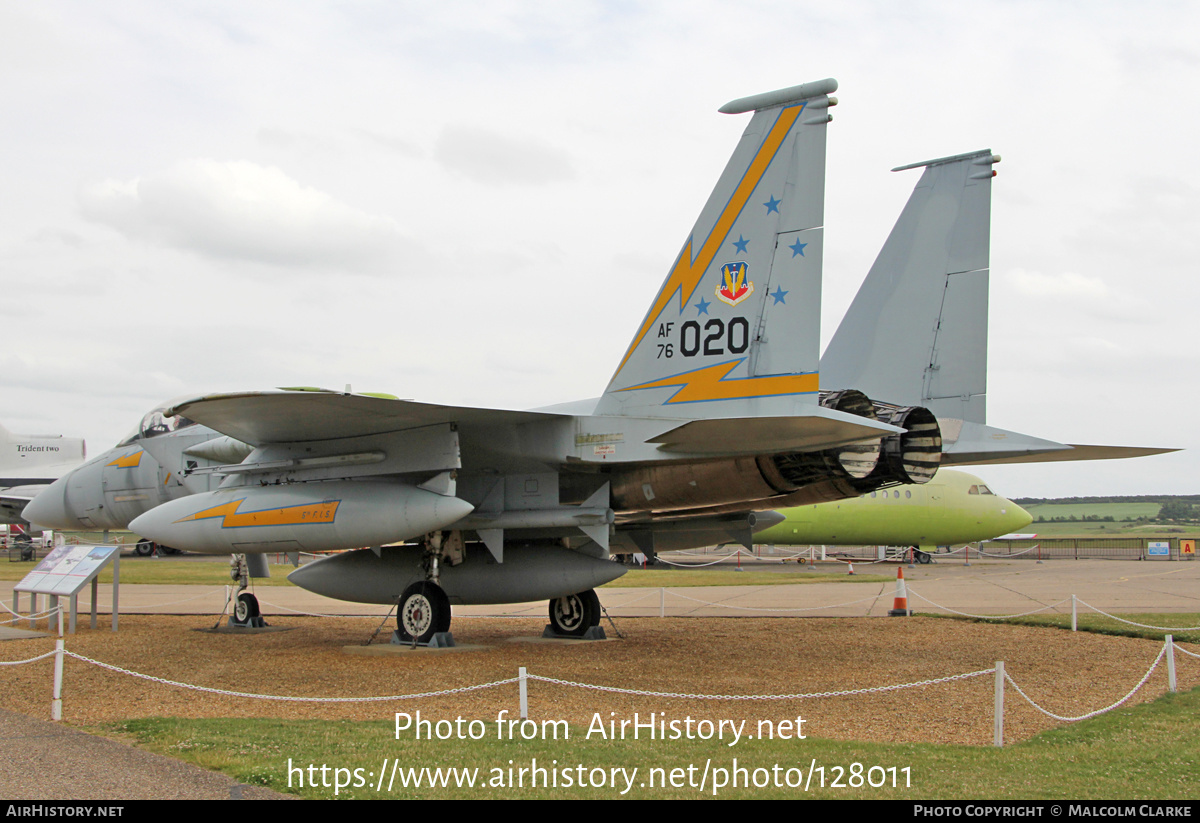 Aircraft Photo of 76-0020 / AF76-020 | McDonnell Douglas F-15A Eagle | USA - Air Force | AirHistory.net #128011