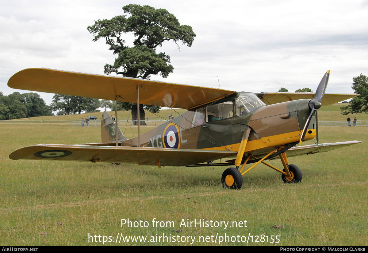 Aircraft Photo of G-ADND / W9385 | De Havilland D.H. 87B Hornet Moth | UK - Air Force | AirHistory.net #128155