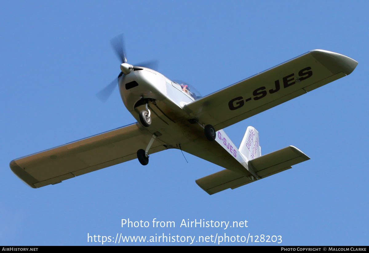 Aircraft Photo of G-SJES | Cosmik EV-97 TeamEurostar UK | Purple Aviation | AirHistory.net #128203