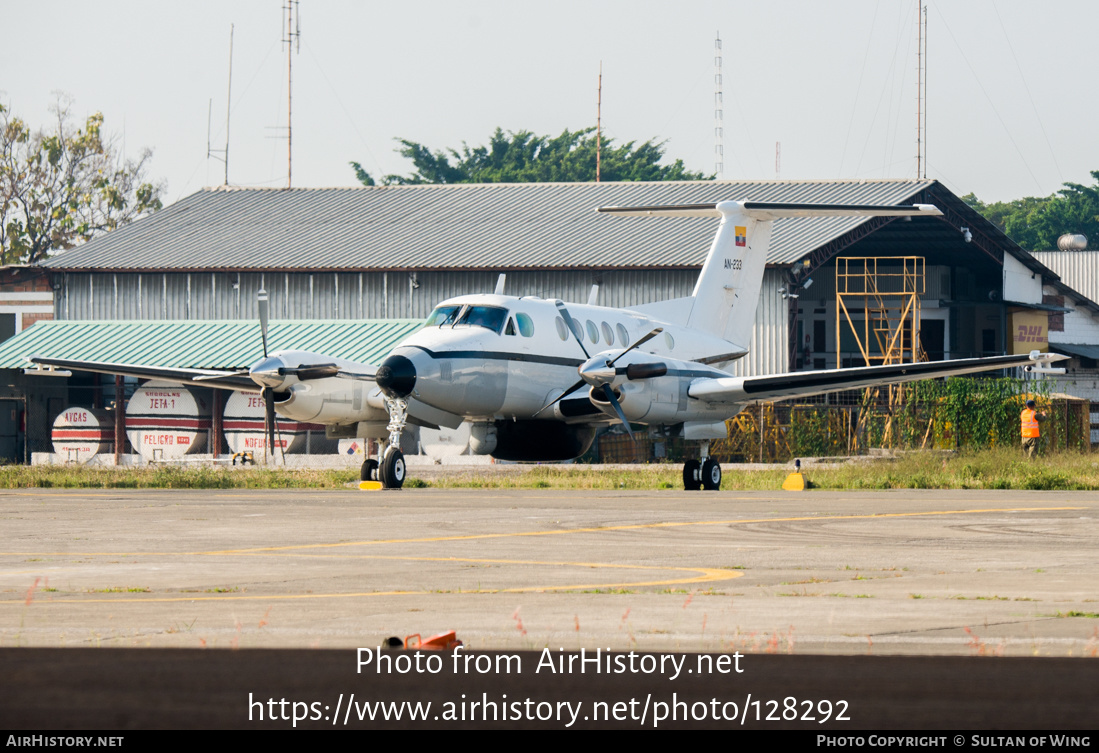 Aircraft Photo of AN-233 | Beech 200 Super King Air | Ecuador - Navy | AirHistory.net #128292