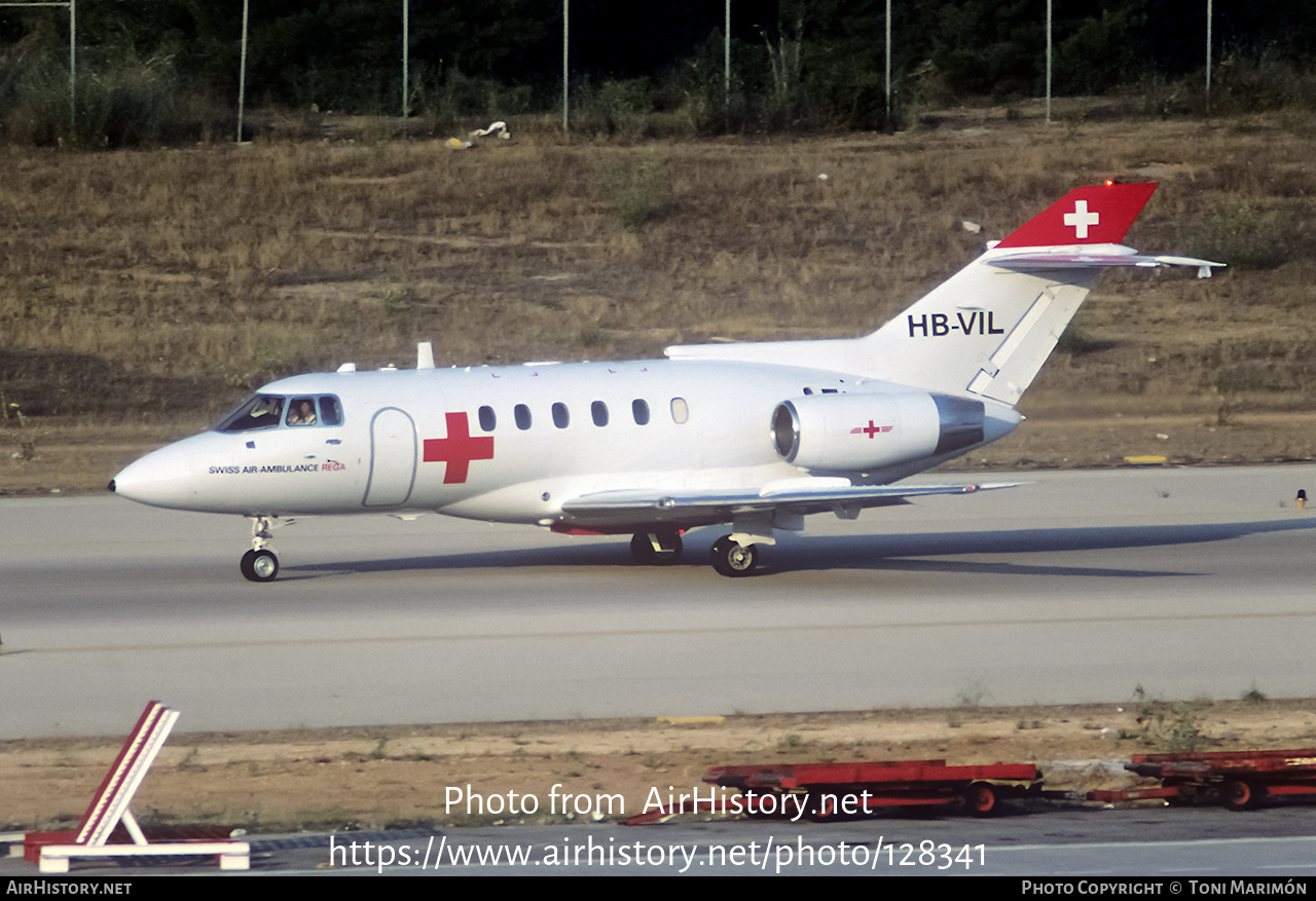 Aircraft Photo of HB-VIL | British Aerospace BAe-125-800B | REGA - Swiss Air Ambulance | AirHistory.net #128341