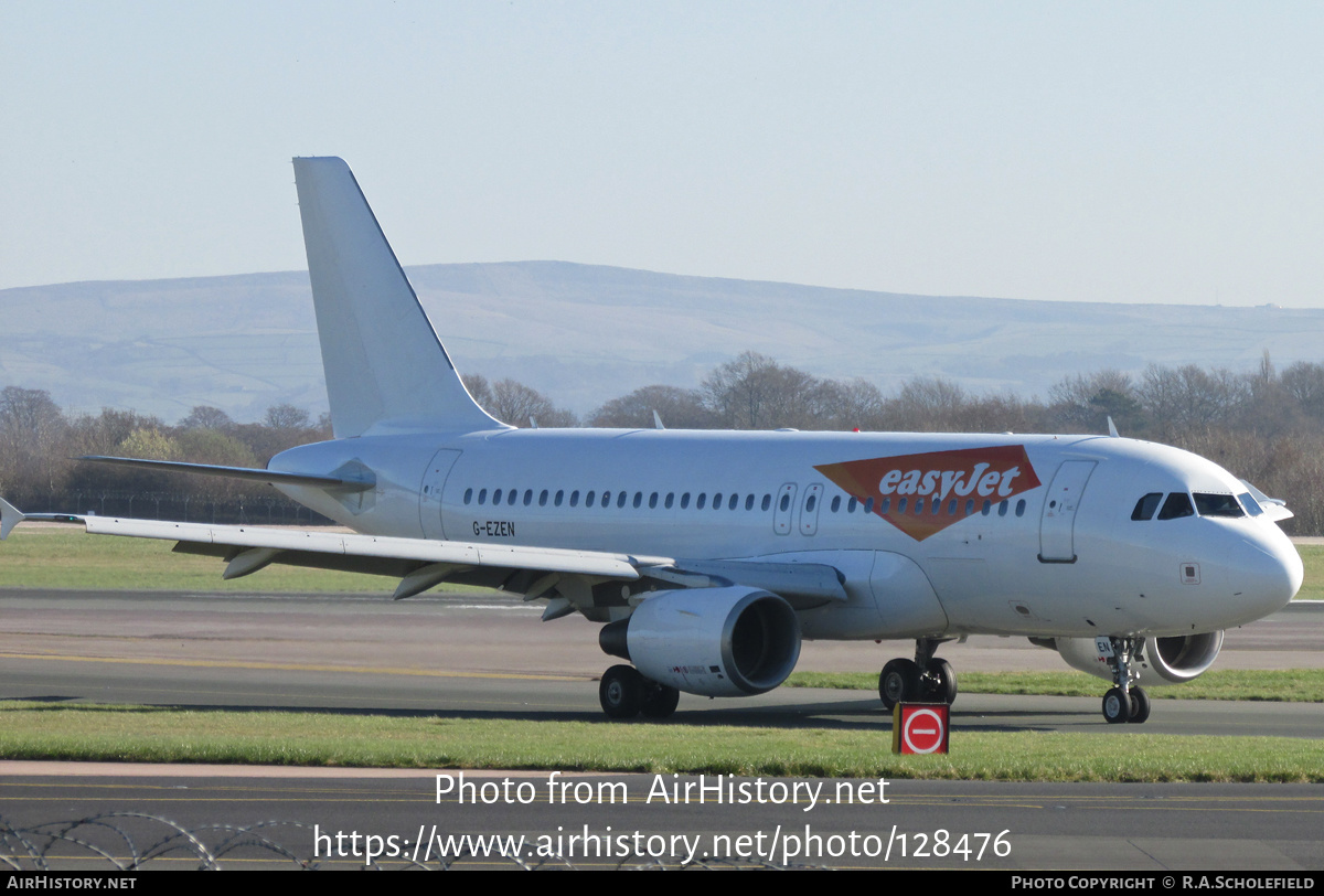 Aircraft Photo of G-EZEN | Airbus A319-111 | EasyJet | AirHistory.net #128476