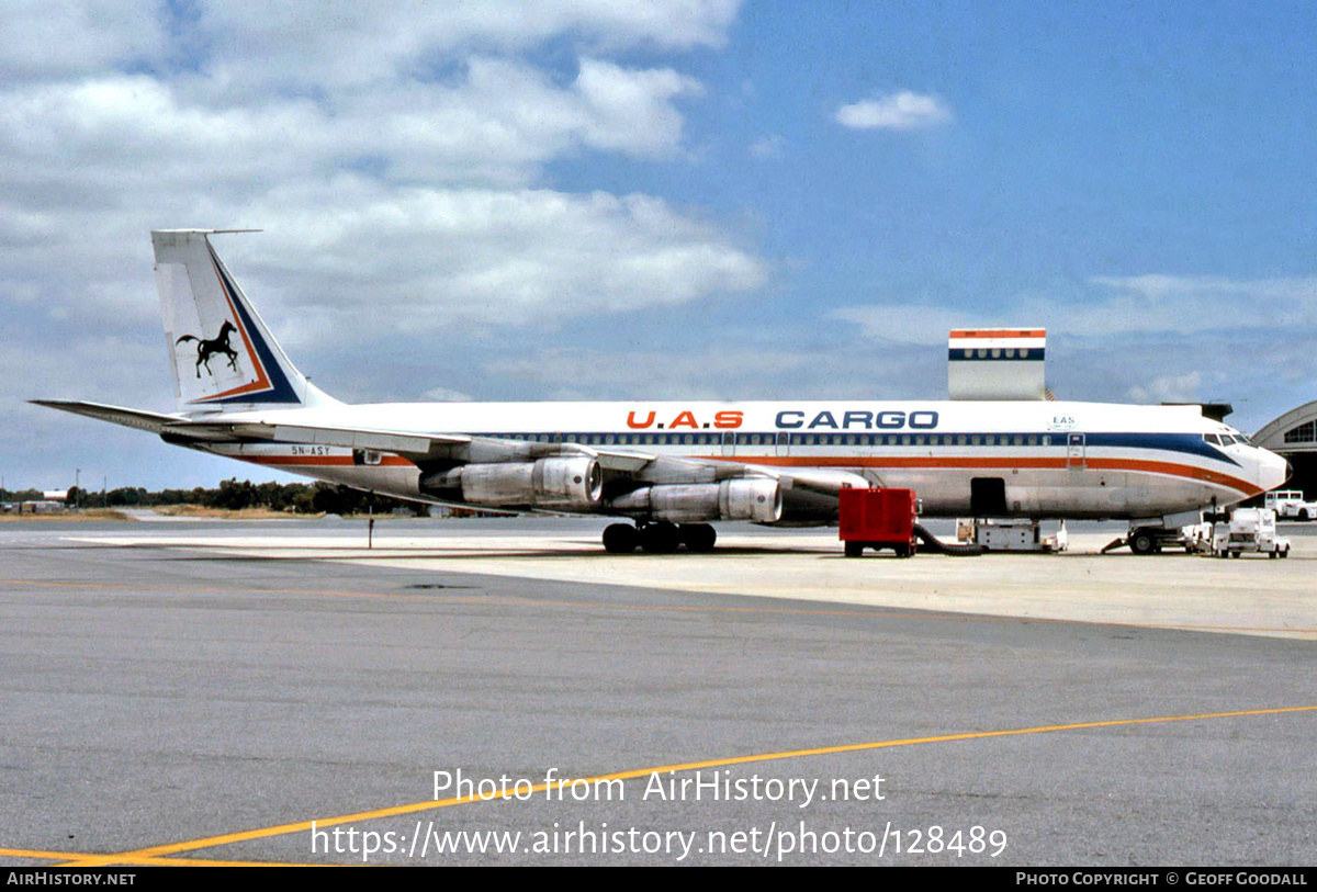 Aircraft Photo of 5N-ASY | Boeing 707-351C | UAS Cargo | AirHistory.net #128489