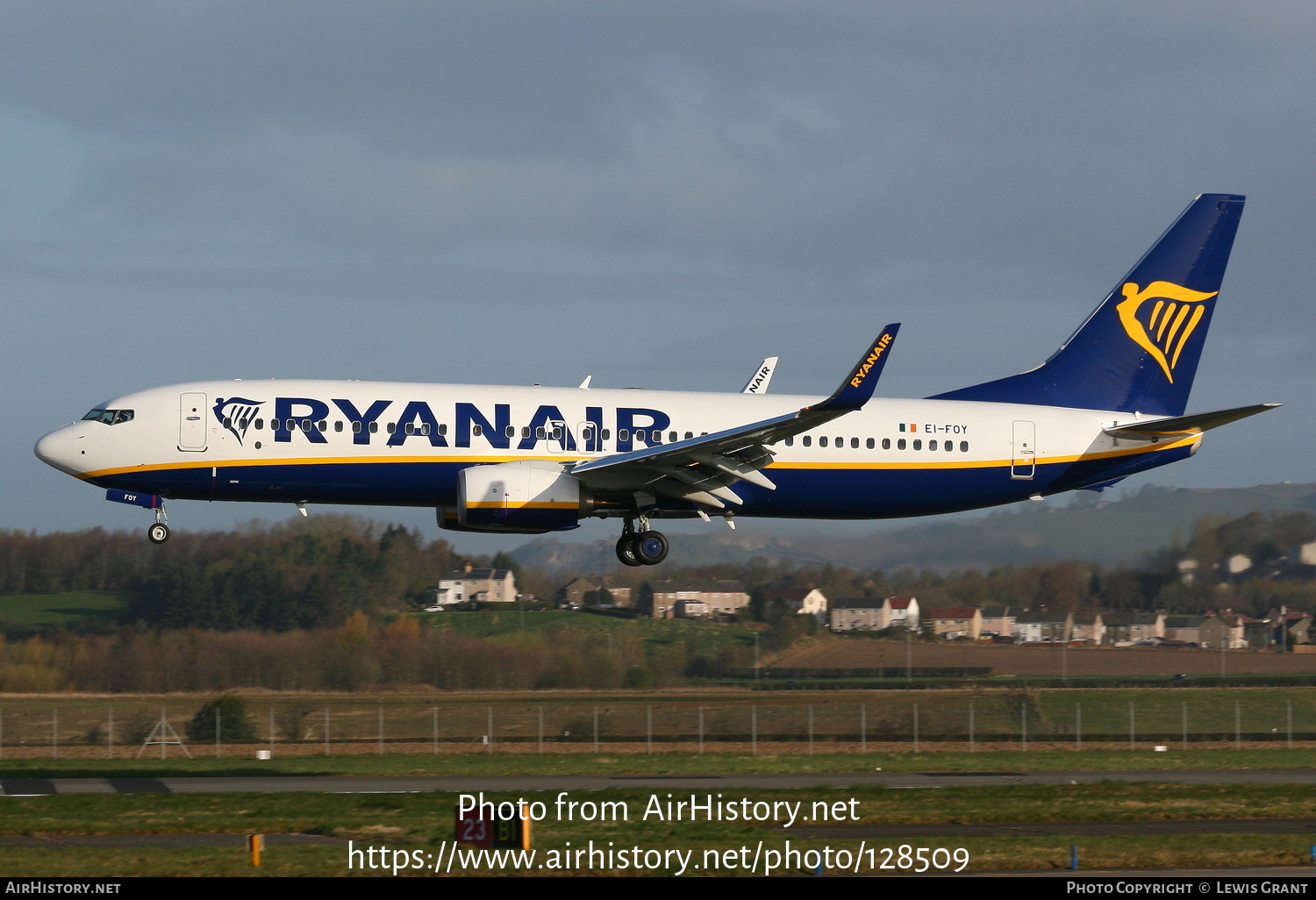 Aircraft Photo of EI-FOY | Boeing 737-8AS | Ryanair | AirHistory.net #128509