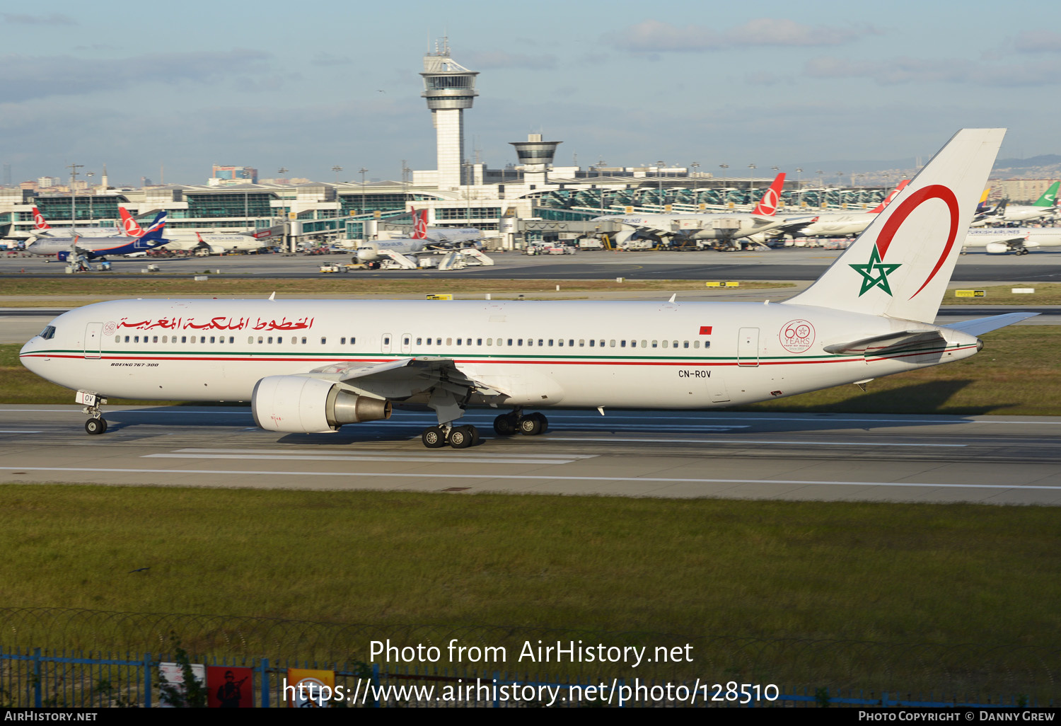 Aircraft Photo of CN-ROV | Boeing 767-3Q8/ER | Royal Air Maroc - RAM | AirHistory.net #128510