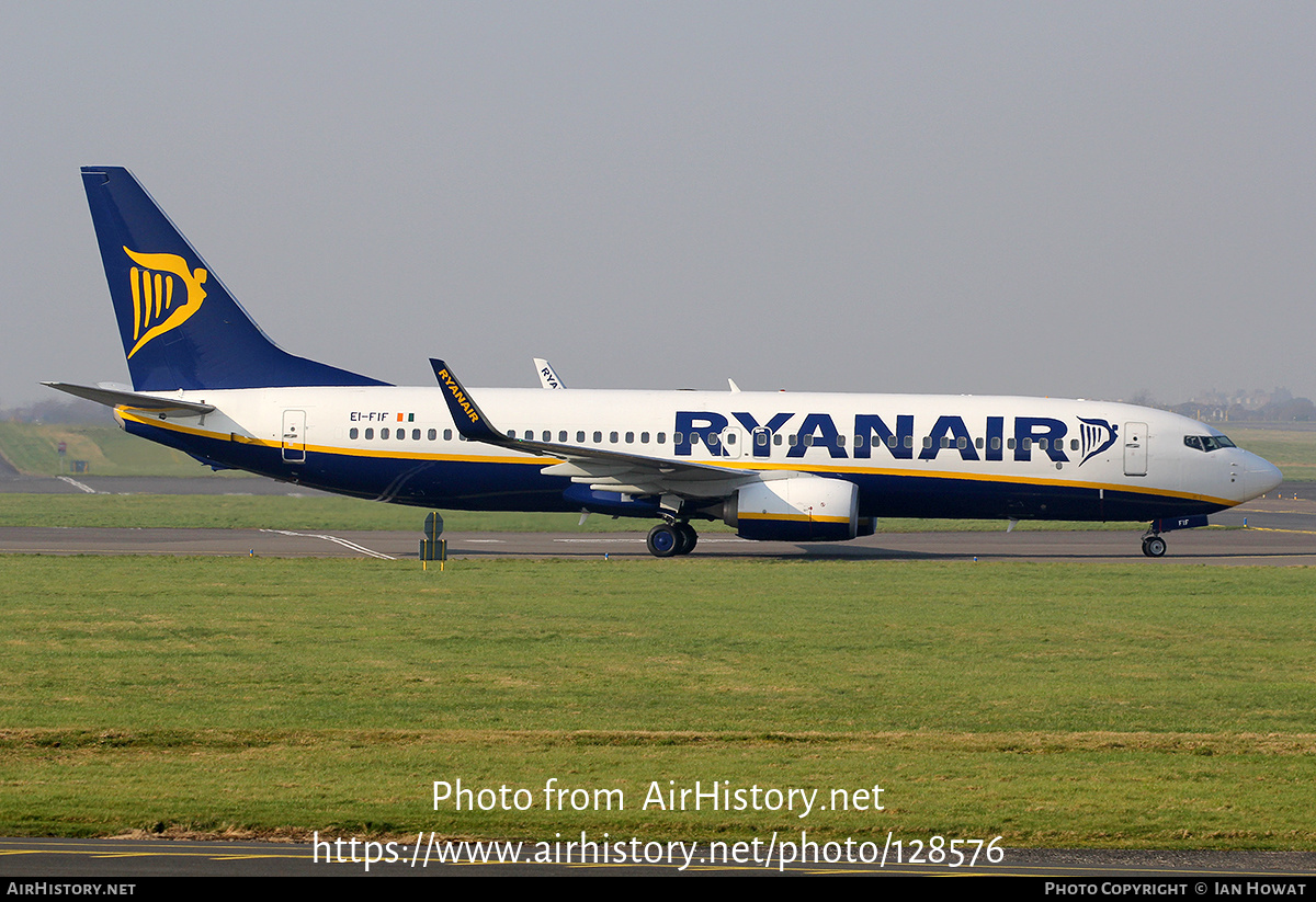 Aircraft Photo of EI-FIF | Boeing 737-8AS | Ryanair | AirHistory.net #128576