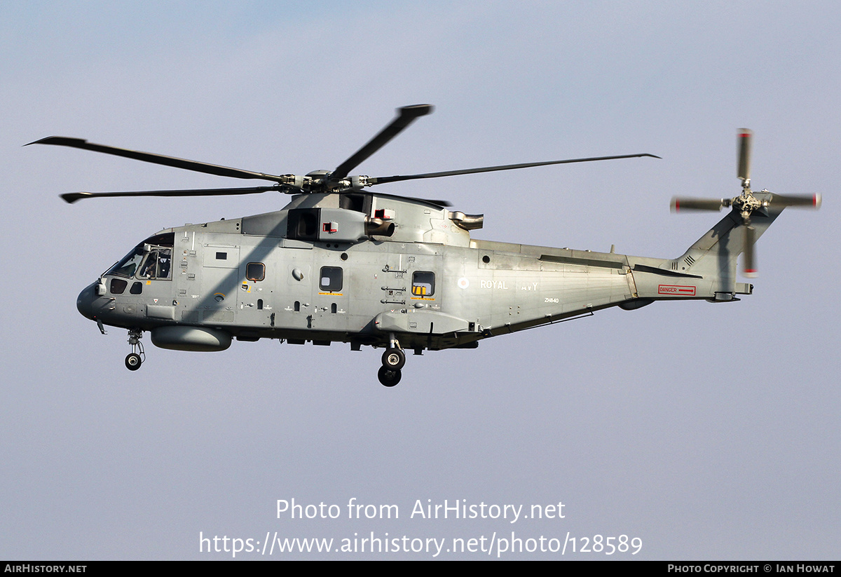 Aircraft Photo of ZH840 | EHI EH101-111 Merlin HM2 | UK - Navy | AirHistory.net #128589