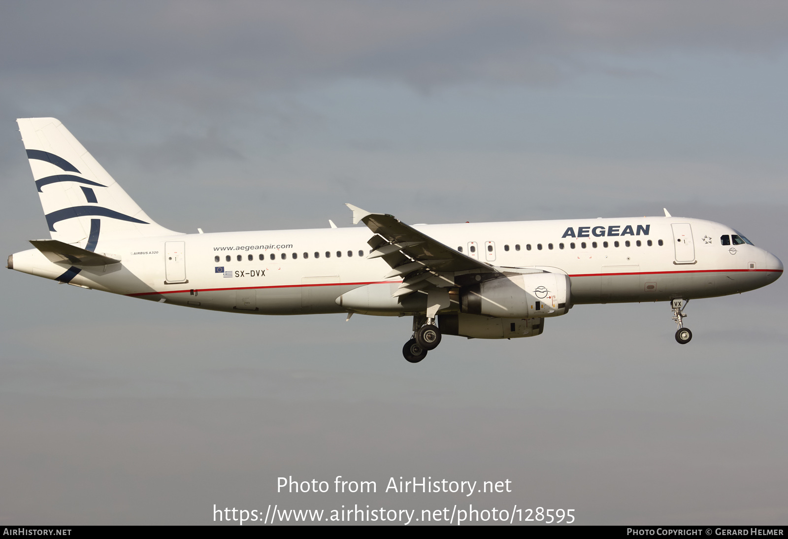 Aircraft Photo of SX-DVX | Airbus A320-232 | Aegean Airlines | AirHistory.net #128595