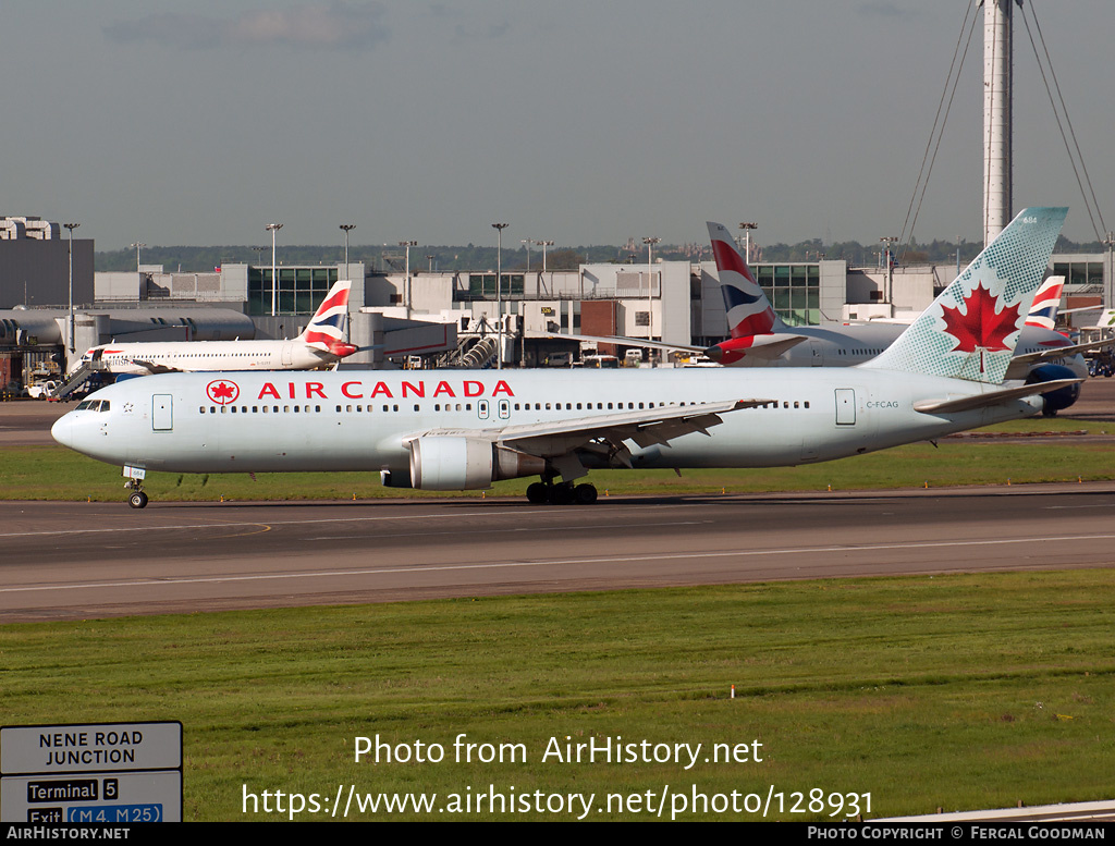 Aircraft Photo of C-FCAG | Boeing 767-375/ER | Air Canada | AirHistory.net #128931