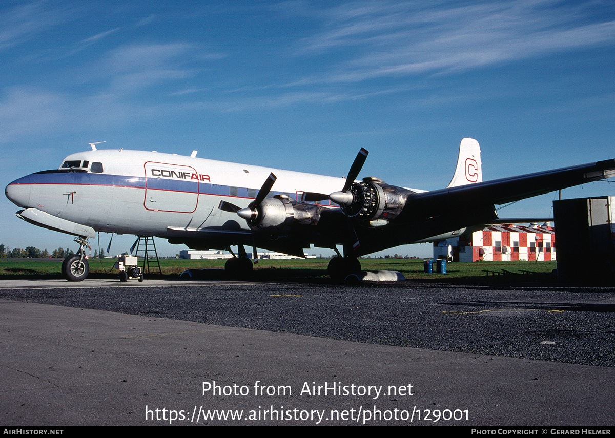 Aircraft Photo of C-GBYA | Douglas R6D-1 Liftmaster | Conifair Aviation | AirHistory.net #129001