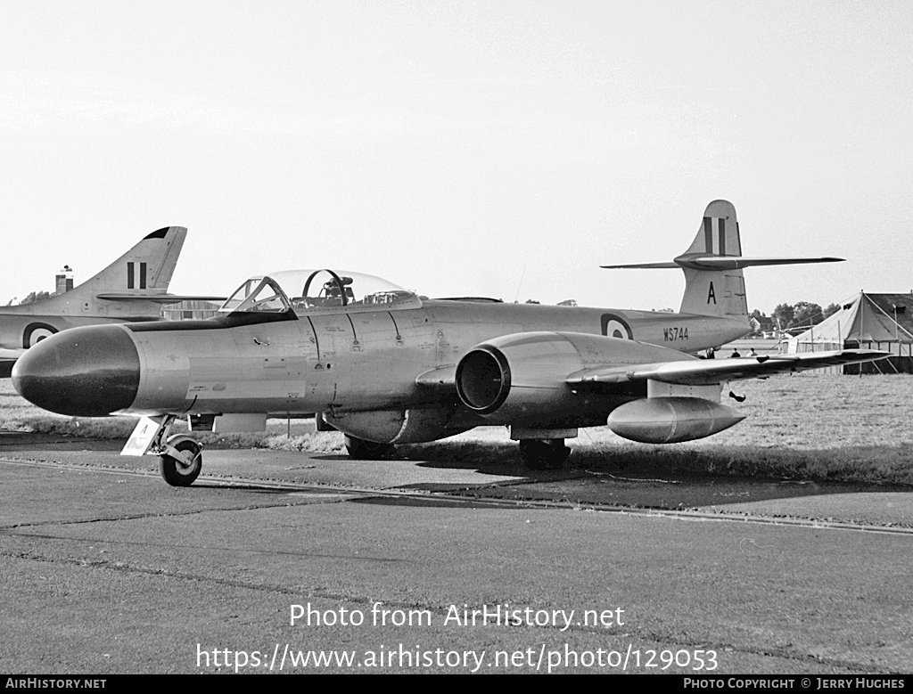 Aircraft Photo of WS744 | Gloster Meteor NF(T)14 | UK - Air Force | AirHistory.net #129053