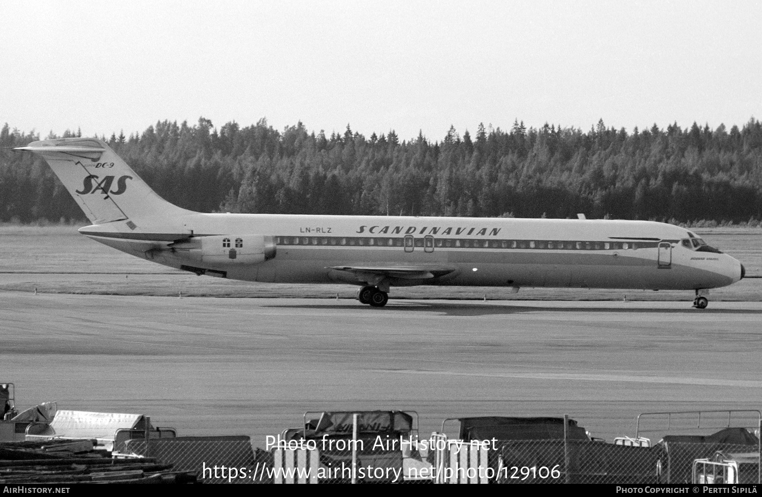 Aircraft Photo of LN-RLZ | McDonnell Douglas DC-9-41 | Scandinavian Airlines - SAS | AirHistory.net #129106