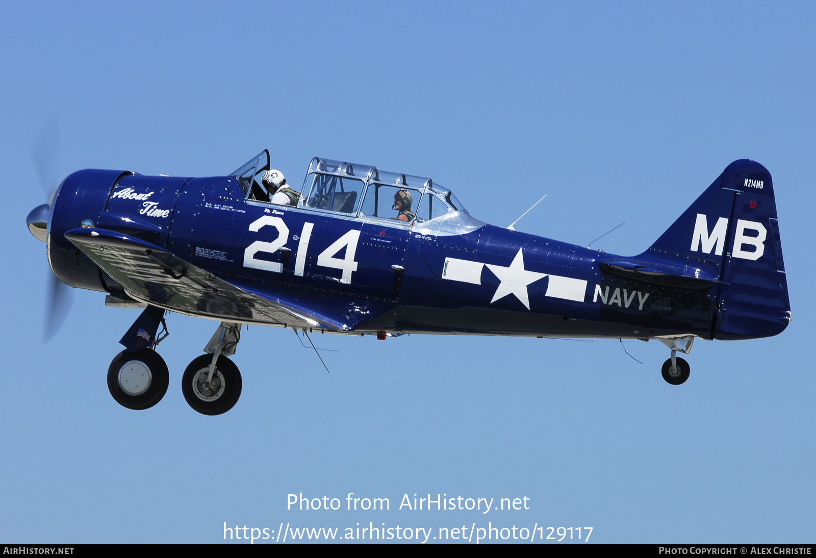 Aircraft Photo of N214MB | North American SNJ-5 Texan | USA - Navy | AirHistory.net #129117