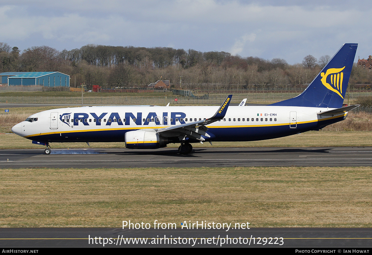 Aircraft Photo of EI-EMH | Boeing 737-8AS | Ryanair | AirHistory.net #129223