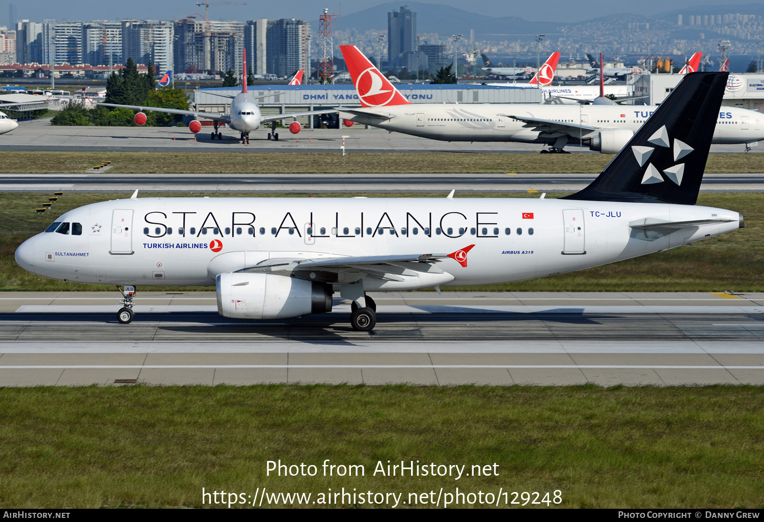 Aircraft Photo of TC-JLU | Airbus A319-132 | Turkish Airlines | AirHistory.net #129248