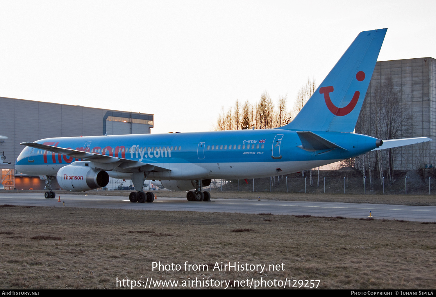 Aircraft Photo of G-BYAF | Boeing 757-204 | Thomsonfly | AirHistory.net #129257