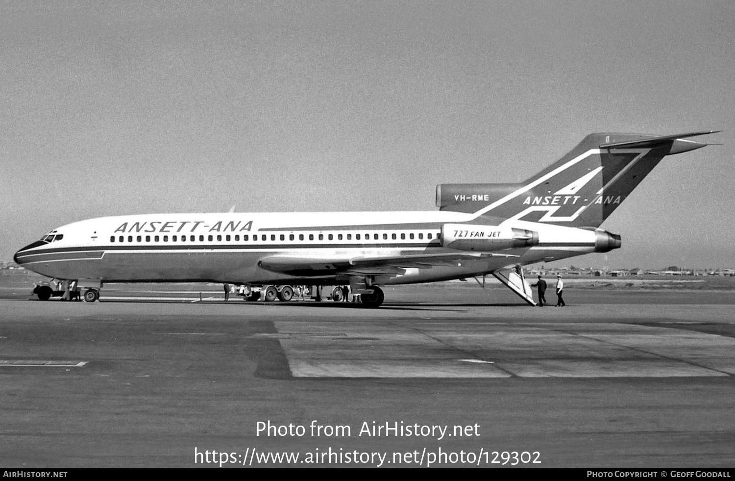 Aircraft Photo of VH-RME | Boeing 727-77 | Ansett - ANA | AirHistory.net #129302