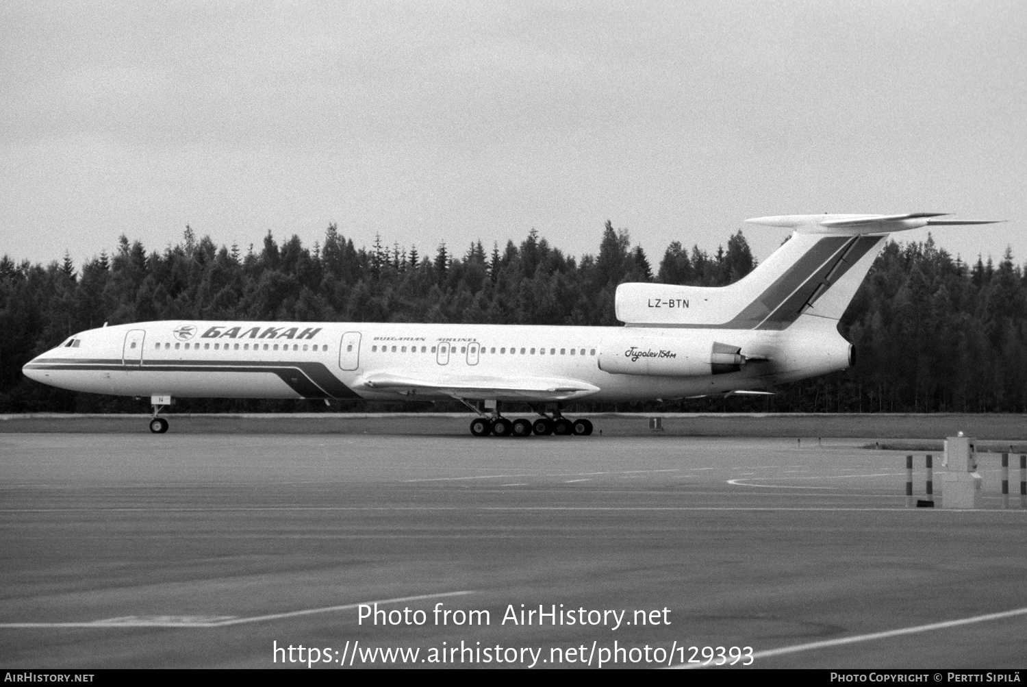 Aircraft Photo of LZ-BTN | Tupolev Tu-154M | Balkan - Bulgarian Airlines | AirHistory.net #129393