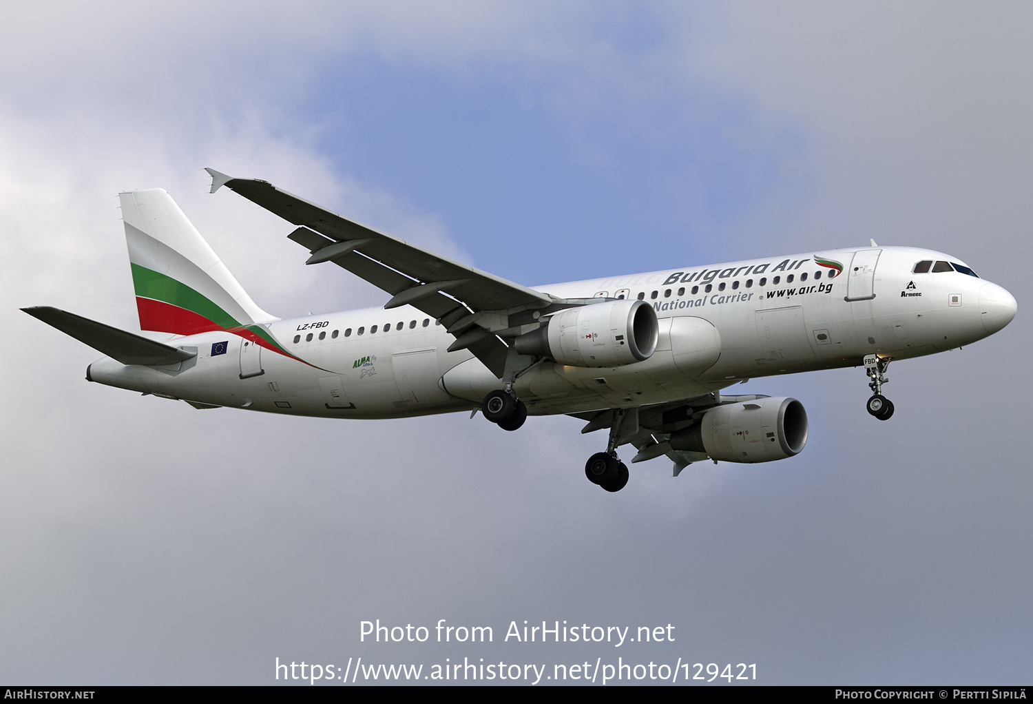 Aircraft Photo of LZ-FBD | Airbus A320-214 | Bulgaria Air | AirHistory.net #129421