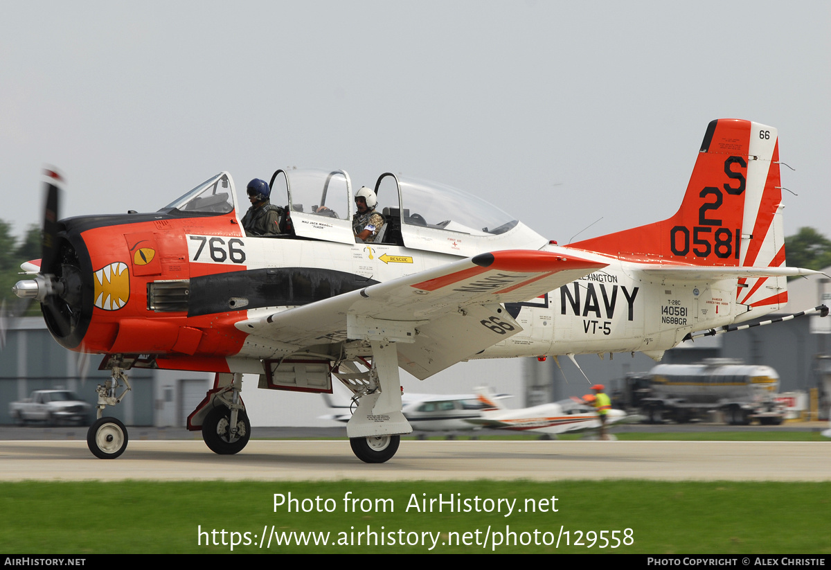 Aircraft Photo of N688GR / 140581 | North American T-28C Trojan | USA - Navy | AirHistory.net #129558